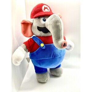 Nintendo Super Mario Wonder‎ Elephant Mario Plush 11” Japan Import Sanei 2023